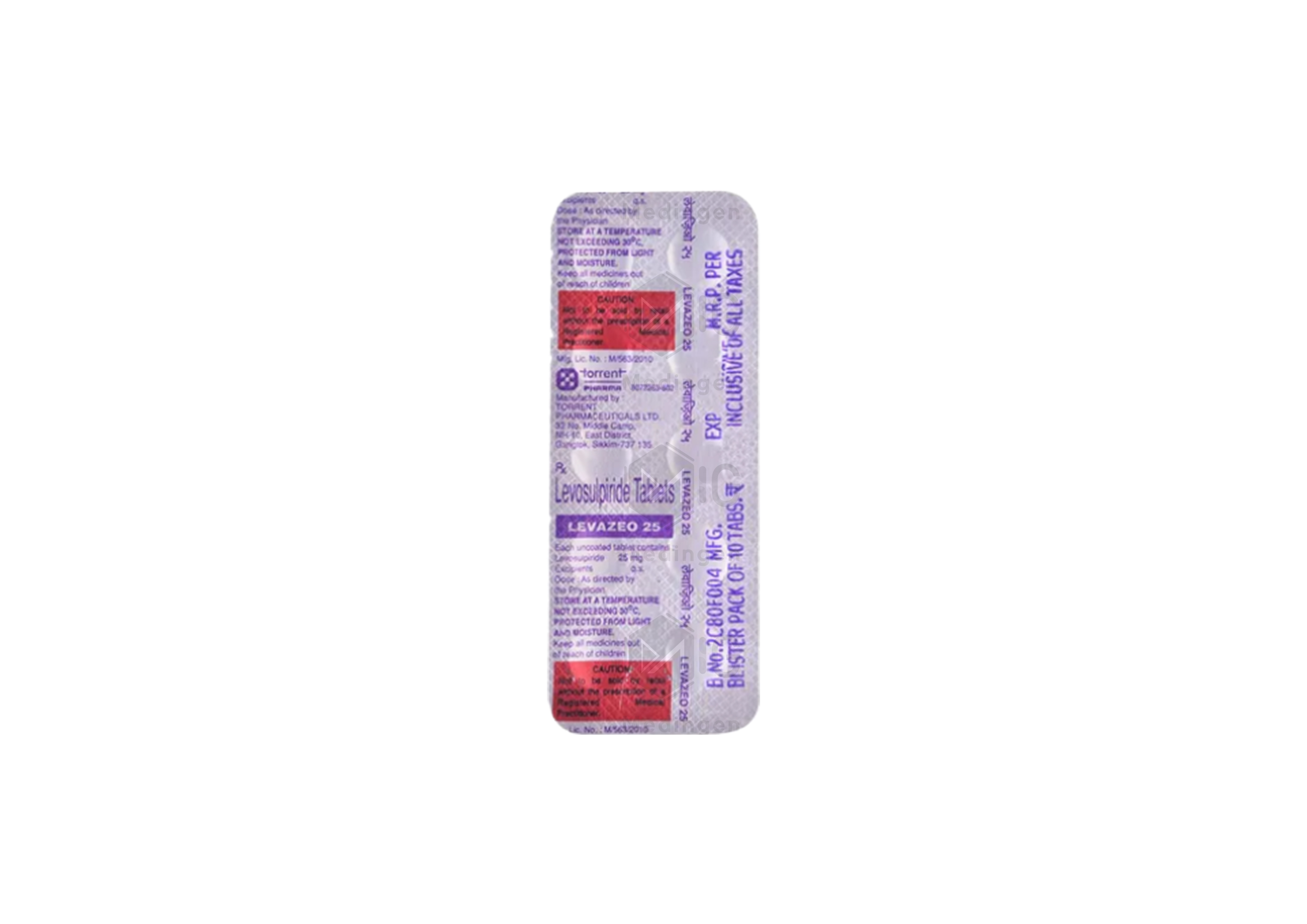 LEVAZEO 25MG